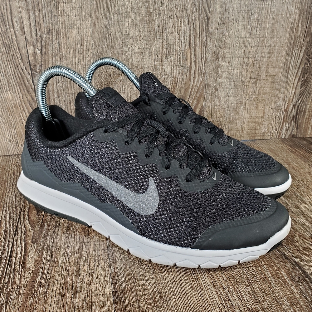 Nike Flex Experience Run 4 Women's Size 7.5 Wide Black Running Shoes 801552-001